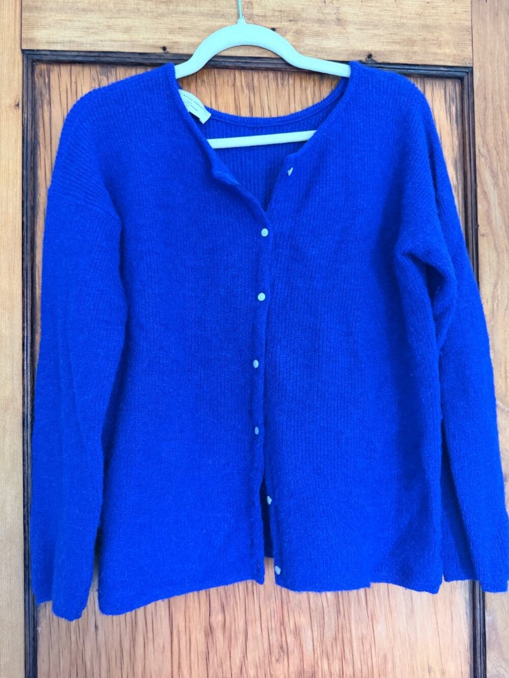 Sézane Gaspard Cardigan Royal Blue. Size Medium. - Picture 2 of 10